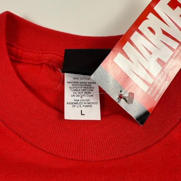 Vintage Spiderman x Green Goblin Marvel Superhero Comic 2002 Promo Shirt Large - Picture 7 of 8